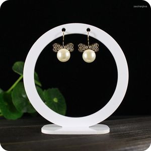 Jewelry Pouches Round Earring Holder Stand Jewellery Display Organizer Door Virtues Earrings Earing Case Hand Mannecan