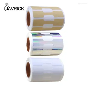 Sieradenzakken set sticker label voor zelfklevende stickers kraft papieren hangtags