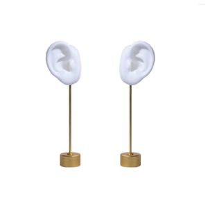 Bijoux Pochettes Silicone Oreille Modèle Boucle D'oreille Rack Titulaire Stud Organisateur Pographie Props Durable Pour Détail Afficher Personnel Mannequin Stand