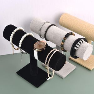 Sieradenzakken suede display rack horloges ketting buishouder headroop bracele stand opslag