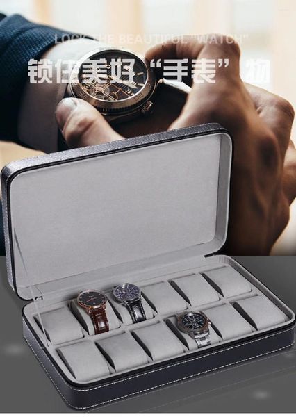 Sachets de bijoux Super de gamme haut de gamme Boutique de boutique 12 bits HETTRERGE SAG BOX BOX BOX Rangement