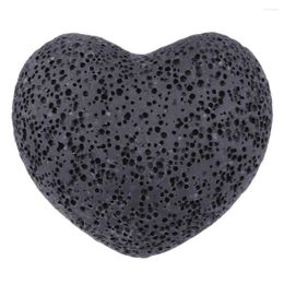 Pochettes à bijoux TUMBEELLUWA 1Lot (3Pc) Lava Rock Stone Puff Heart Pocket Worry Healing Palm Chakra Reiki 1.7 ''