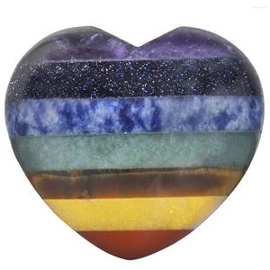 Pochettes à bijoux TUMBEELLUWA 7 Chakra pierre coeur amour guérison cristal paume souci Reiki équilibrage décoration