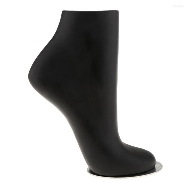 Bolsas de joyería Unisex PVC maniquí pie tobillera calcetines pantalla blanco/negro/natural S/M/L