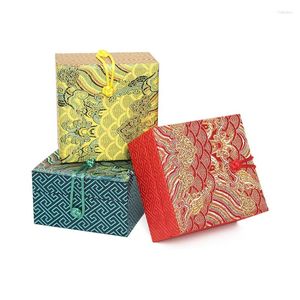 Sieraden zakjes vintage schijf buckle brokaat doos ring armband literair spel jade cadeau collectie Chinese stijl op voorraad