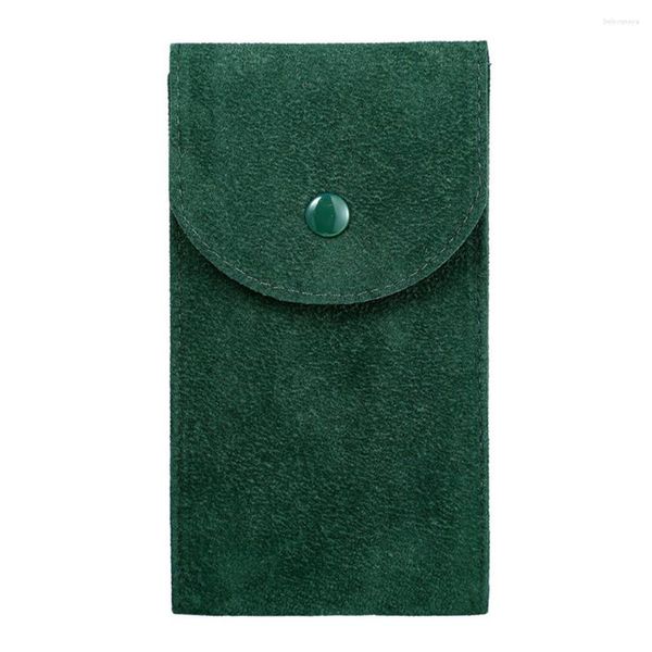 Pochettes à bijoux, sac de montre, pochette de rangement pratique, fourniture de voyage délicat, porte-anneau pour hommes