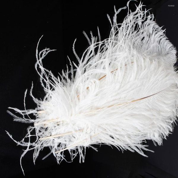 Bolsas para joyas Pluma de avestruz blanca 190812305