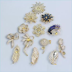 Bijoux Paramètres bricolage Brooch Perle Fleur pour femmes Accessoires de mode 13 styles Livraison de gouttes cadeaux DHJL8