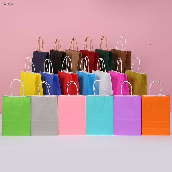 Bijoux Stand 20 Pcs Sacs En Papier Blanc Emballage Cadeau Sac pour Invités Fête De Mariage Enfants Anniversaire Chocolat Decorl Navidad Sac Cadeau De Noël 230728