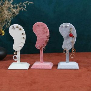 Bijoux Stand exquis mignon affichage en forme d'oreille étouffe de boucle d'oreille de boucle d'oreille de magasin à la maison Q240506