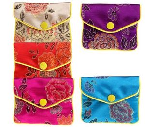 Sieraden Opbergzakken Zijde Chinese Traditie Pure Purse Geschenken Juwelen Organizer GB1164