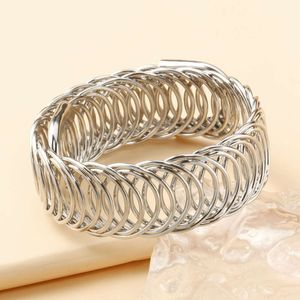 Jewelry Street Shooting Trendy Metal Spring Steel Wire Bracelet Soupable Gift Universal