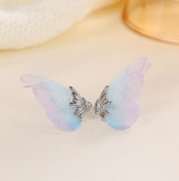 Joyería Tle Clip de oreja de mariposa Mujer Mujer Niñas Señoras Ins Estilo Rhinestone Stud Hueso Fantasía Pendientes Regalo de moda Entrega de gota Otrwj