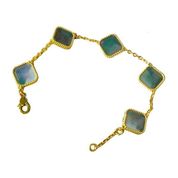 Joyería Van Clef Pulsera Diseñador Mujer Pulseras Originales De Calidad Trébol Pulsera De Tréboles Brazalete De Diamantes Brazaletes De Plata Cadenas De Plata Brazalete De Trébol