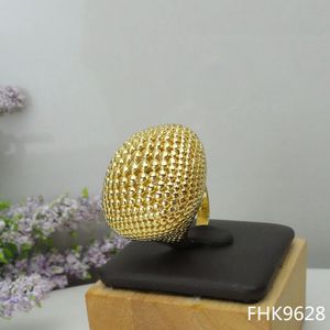 Sieraden Yuminglai Hoge kwaliteit damesfeestring Echt vergulde ring Gratis levering cadeau Fhk8364