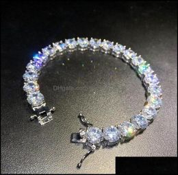 Sieraden uit diamant tennis armbanden heren goud sier hiphop sieraden hoogwaardige 8 mm zirkoon armband druppel levering 2021 mchvr1937186
