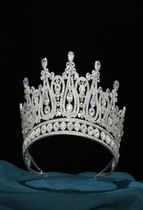 Sierrieme kronen Miss Beauty USA High Quanlity Rhinestone Tiaras Bridal Wedding Haar Sieraden Aessories Verstelbare hoofdband MO5707692