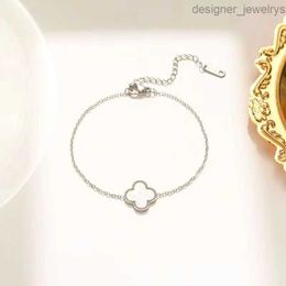 Sieraden armbanden ontwerper Van Clover Bracelet 4four blad vanly Clefly charmarmarmbanden Bangle ketting 18k gouden agaat shell Motherofarl voor vrouwen meisje bruiloft jood