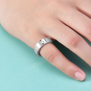 Jowery Designer Style Rings For Women Wedding Engagement Ring Silver Compated Steel 6/7/8 vakantiegeschenken voor dames en heren