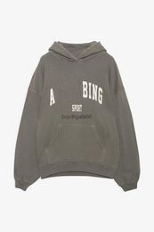 JFU3 Sweatshirts pour femmes A Bing Women Designer Ab Hoodie Lettre imprimé Wash Water Stir Fry Brand Annie Sweatshirt Snowflake Loose Pullover Anines femme