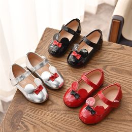 Jgshowkito baby meisje zachte schoenen pu octrooi lederen flats voor meisjes kinderen kleine kinderen casual flats maat 21-36 merk schoenen schattig lj201203