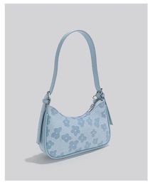 JIAERDI Floral luxe sac à main de créateur femmes Harajuku chaînes Chic Denim Y2k sac dames décontracté doux Cool Bolso Mujer 240226
