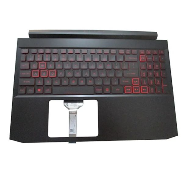 Repose-paume pour ordinateur portable, couvercle supérieur, clavier sans pavé tactile avec rétro-éclairage, noir, Original, nouveau, offre spéciale, pour Acer Nitro AN515-57