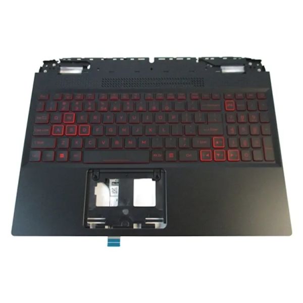 Repose-paume pour ordinateur portable, clavier sans pavé tactile avec rétro-éclairage, noir, offre spéciale