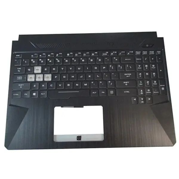 Оригинальная новая горячая распродажа, верхняя крышка для ноутбука, подставка для рук, клавиатура без тачпада с подсветкой для Asus TUF Gaming FX505, черный