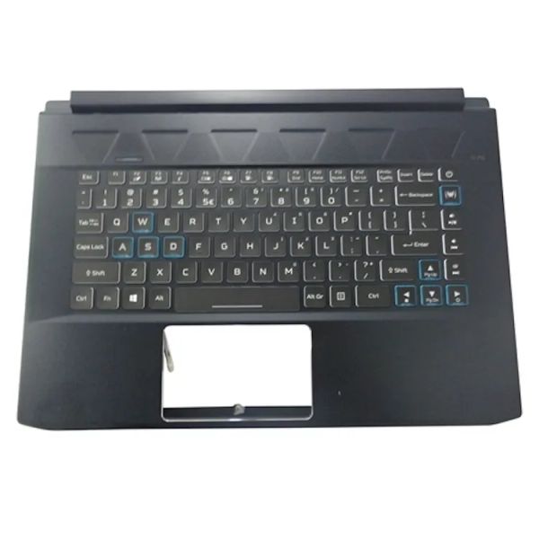 Repose-paume pour ordinateur portable, couvercle supérieur, clavier sans pavé tactile avec rétro-éclairage, noir, offre spéciale, pour Acer Predator Triton PT515-51