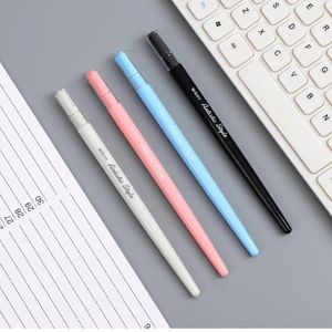 JIANWU 1 pc 0.5mm Simple mince porte-plume frais pour enfants filles cadeaux école écriture stylo plume fournitures de bureau kawaii papeterie