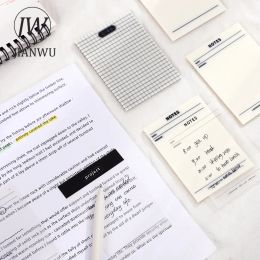 Jianwu 50 vellen doorschijnende keynote plakkerige noot planningsplanningboek Kawaii Notepad Pet School Supplies