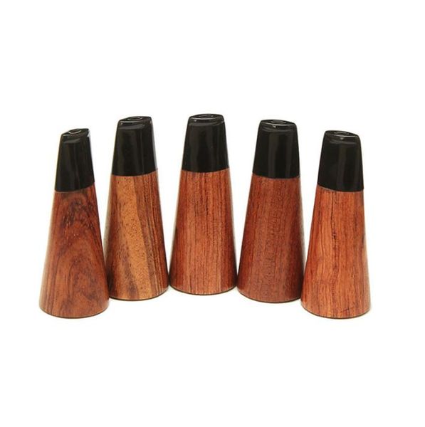 Jibill rosewood pointes cigares fumant filtre en métal 3 mm support de cigare en bois accessoires 9136636
