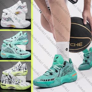Jie Ao Basketball Chaussures Men Designer Curry Chaussures de combat High Top Sneakers Outdoor Sports Traine Sports Chaussures 36-45