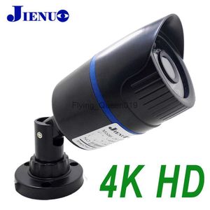 JIENUO 4K AHD caméra HD 5MP infrarouge Vision nocturne extérieure étanche CCTV Surveillance de sécurité haute définition maison Bullet Cam HKD230812