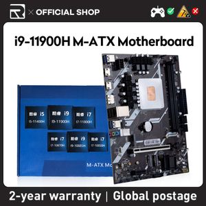 JIESHUO i9-11900H M-ATX carte mère ITX ordinateur Mini carte mère prend en charge Intel 12ème 13ème DDR4