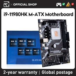 JIESHUO i9-11980HK M-ATX carte mère ITX ordinateur Mini prend en charge Intel 12ème 13ème DDR4 M