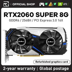 JIESHUO NVIDIA GeForce RTX 2060 Super 8GB tarjeta gráfica Rtx2060 Super Gaming Suppor GDDR6 256Bit PCI Express 3,0x16 tarjeta de vídeo