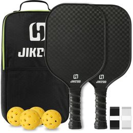 Jikego Professional 12k Carbon Fiber de 16 mm Cubierta de raqueta de plomo Pickleball Pickle Bats Pickle Ball Racket de paletas de pelota Pickle Ball 240108