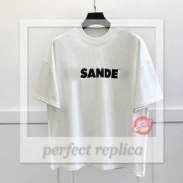 Jill Sander T -shirt Hoge kwaliteit Designer Fashion Classic Jil Sander Shirt Casual Mens Women Letter Drukkaren T -shirt Eenvoudig stijl T -shirt 332
