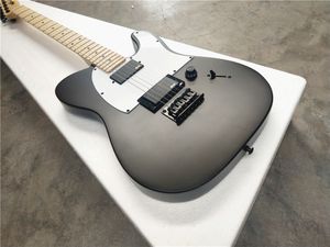 Venta al contado de alta calidad de Signature Jazz Master/guitarra eléctrica de 6 cuerdas/mástil de arce/negro mate