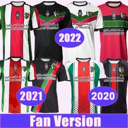 JIMENEZ Palestino Soccer Jerseys CORTES 21 22 BENITEZ Mens 20 Home Red White Away Black Football Shirts Manga corta Uniformes para adultos