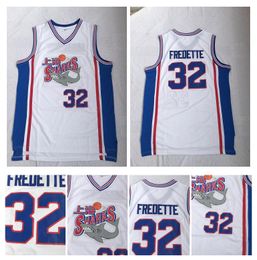 Jimmer Fredette 32 Shanghai Sharks White Ed Jersey topkwaliteit retro jerseys gratis verzending