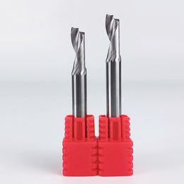 Jimmy 1pcs 3.175 / 4/5/6/8/10 mm Coupe-frais de flûte simple pour les outils CNC en aluminium