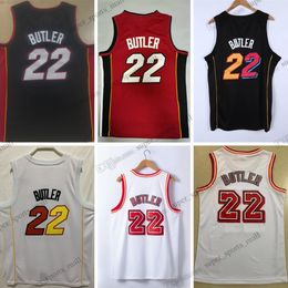 Jimmy Butler 22 Basketball Jerseys Men Wit Blank Red Red Stitched Jersey