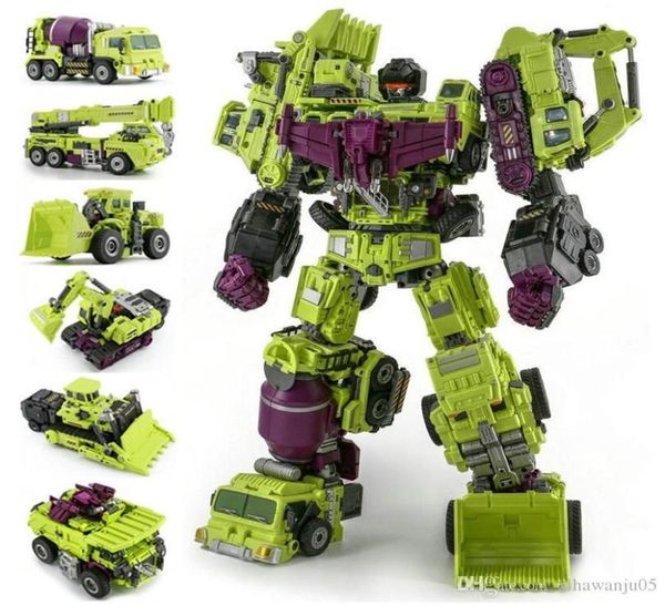 Jinbao Weijiang Transformation Toys Big 50cm Devastator Predaking Ko GT Action Action Figure robot Car Dinosaur Modèle Boy Kid Toy5960825