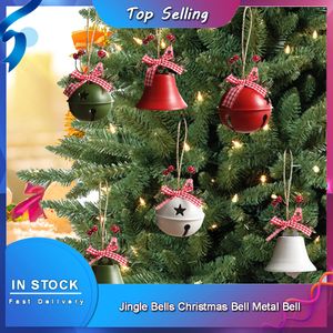 Jingle Bells Christmas Bell Metal Bell Ornament Costeo colgante de colgantes para decoraciones navideñas Partido de año nuevo Juguetes de niños regalo