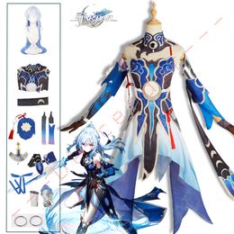 Jingliu Star Rail Game Kostüm, komplettes Set, Kleid, Outfit, Uniform, das Xianzhou Luofu Honkai Impact Cosplay