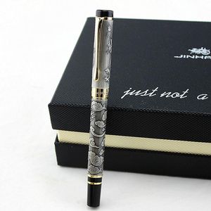 Jinhao 5000 Vintage Luxe metalen vulpen Mooie Dragon Texture Carving, Golden Ink voor Office Business Pennen