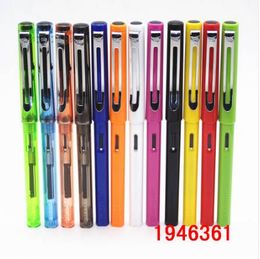 JINHAO 599 Toutes les couleurs mode étudiante Stylo plume plume moyenne et fine Le meilleur cadeau à offrir en cadeau Fournitures de bureau scolaire